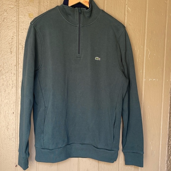 Lacoste men’s half zip sweater slim fit - Picture 2 of 6